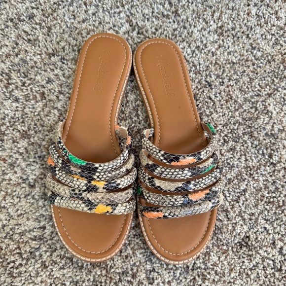 Madewell Brown Sandals with Flat Sole - Picture 1 of 3